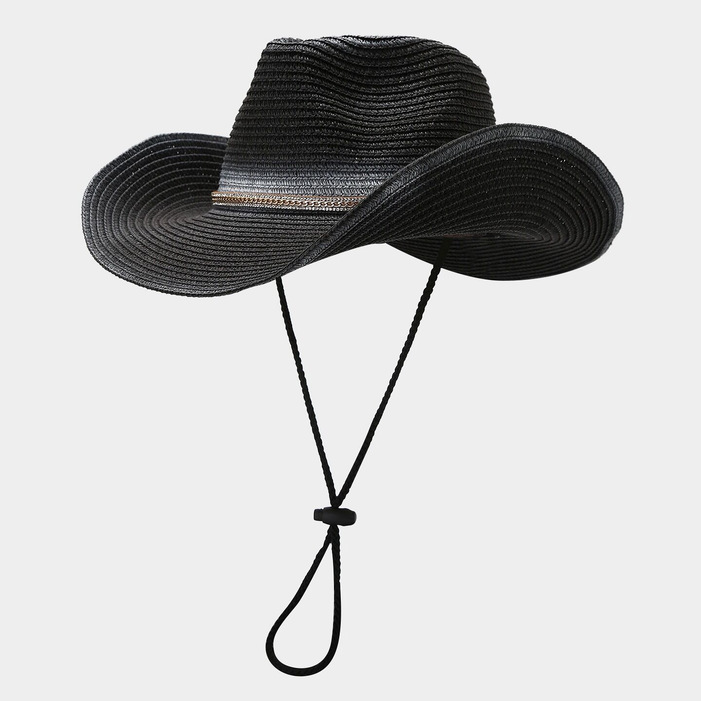 Vacation Crystal Mixed Color Women's Straw Hats h5 