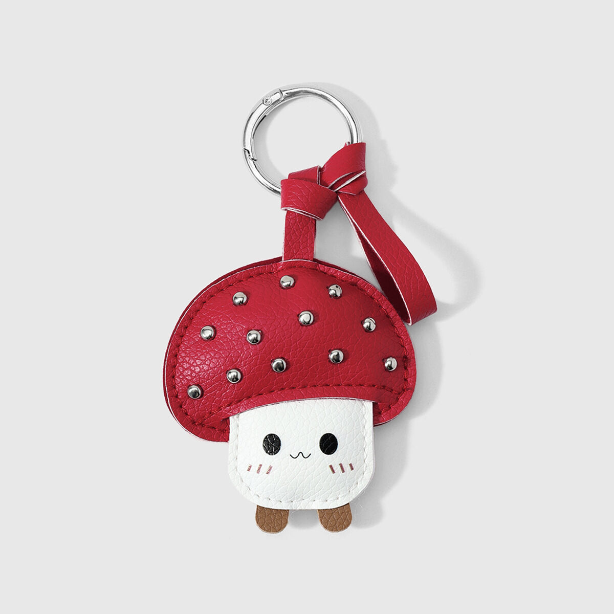 One Red Mushroom Keychain 