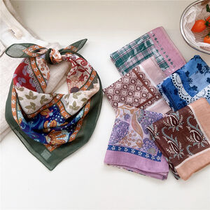 Classic Irregular Shape Cotton Women's Summer Scarves h5 Picture3