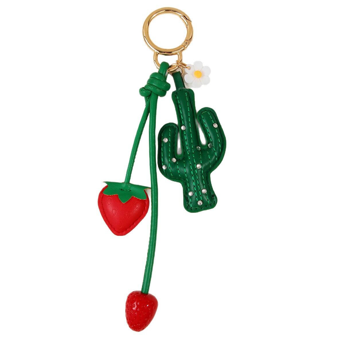 Simple Series Sweet Strawberry PU Damen-Taschenanhänger Bild5