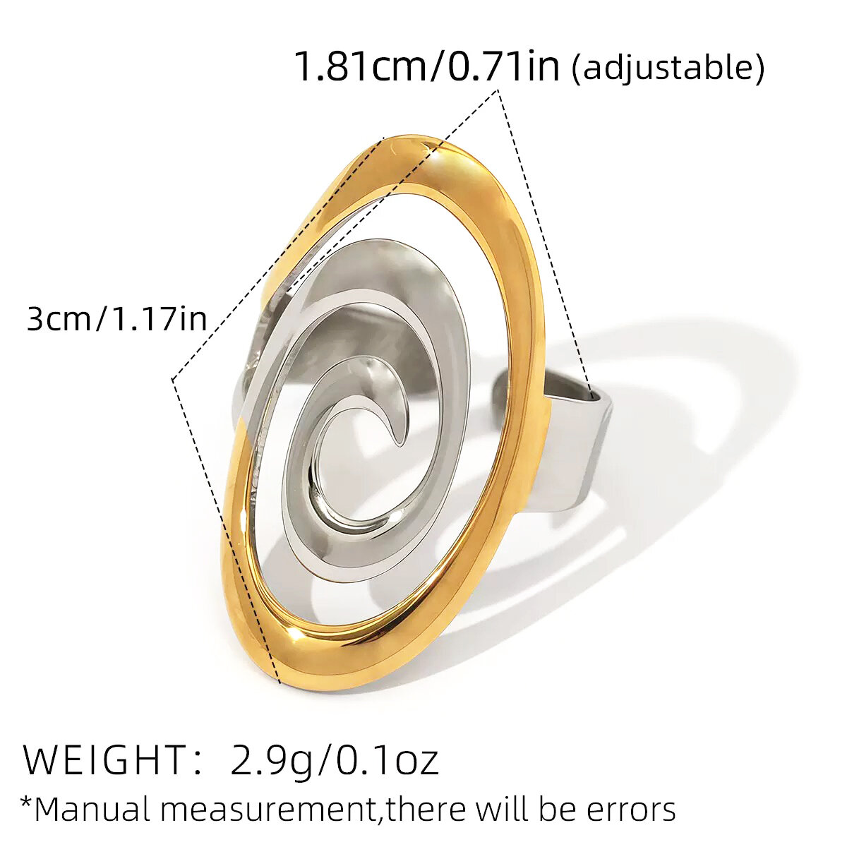 Gold And Silver Color/One Size/A3-1-250526-7 Picture3
