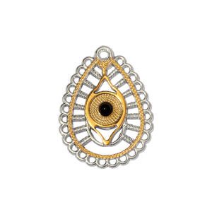 Classic Series Diy Flower Heart Sun Stainless Steel Waterproof Gold Color Women's Pendants h5 Picture2