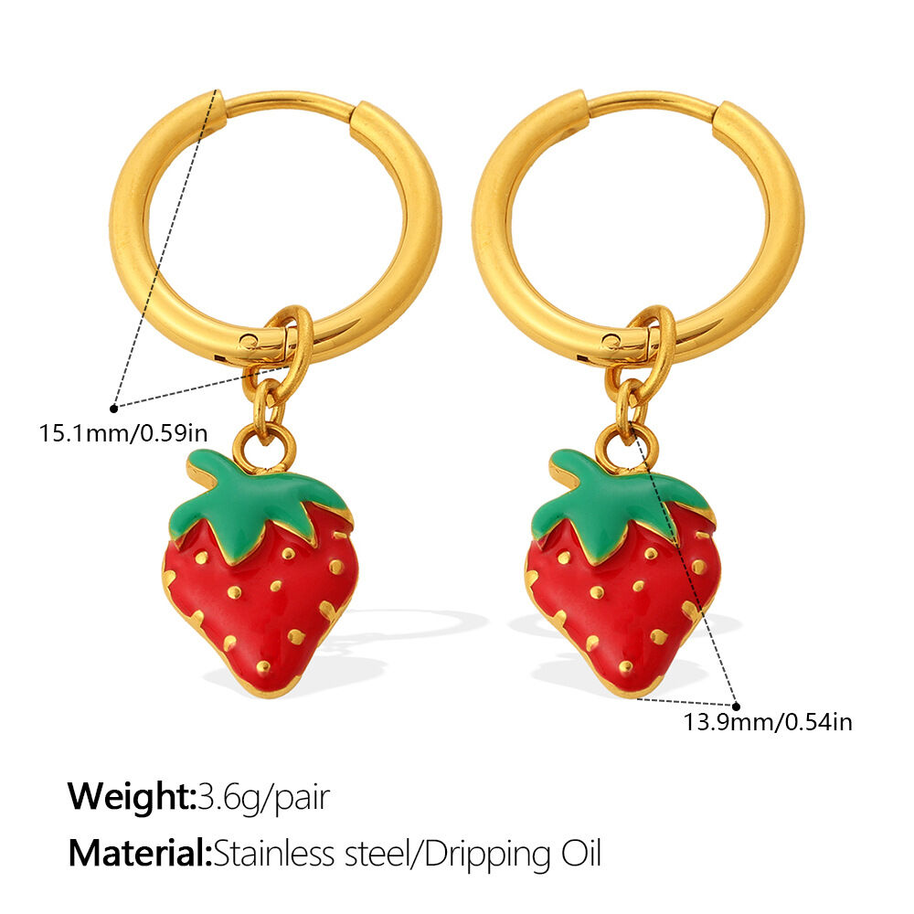 EH1337GRG Gold Earrings Picture2