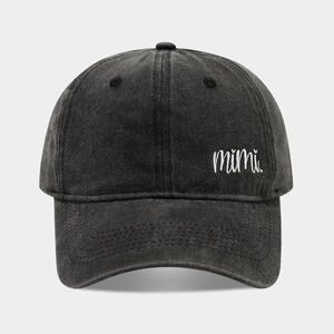 Simple Letter Embroidery Fabric Women's Baseball Cap h5