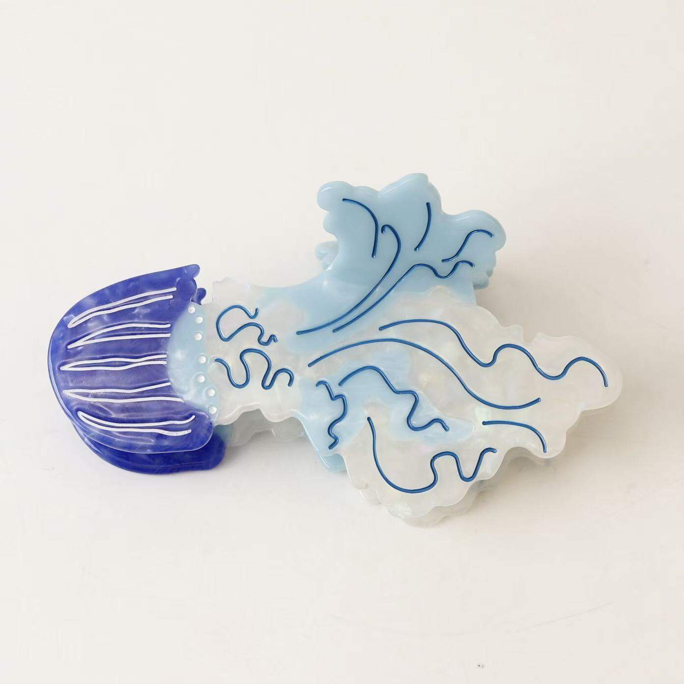 Romantic Series Vacation Animal Oceanic Style Acetate Women's Hair Claws Picture4