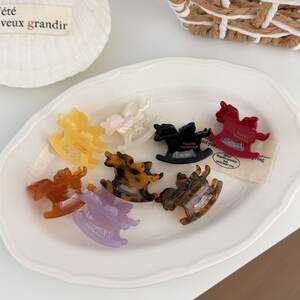 Simple Series Retro Gradient Color Imitation Acetate Sheet Women's Hair Claws h5 Picture4