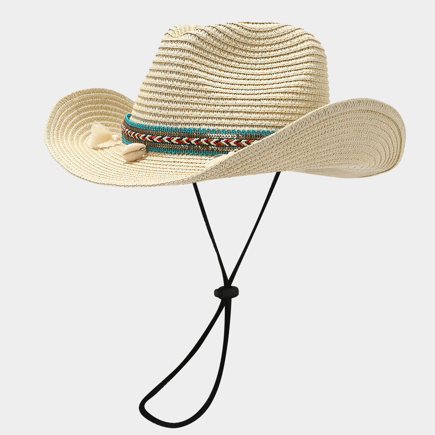 Bohemian Style Solid Color Women's Straw Hats