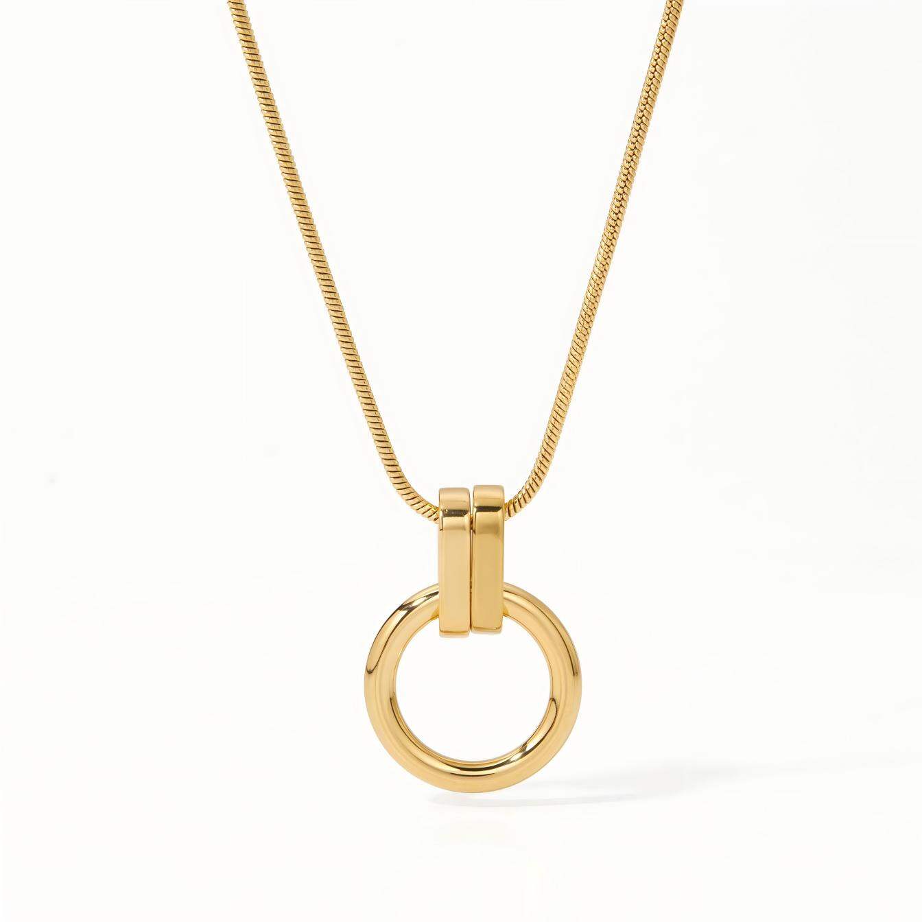 Gold necklace KD1787 