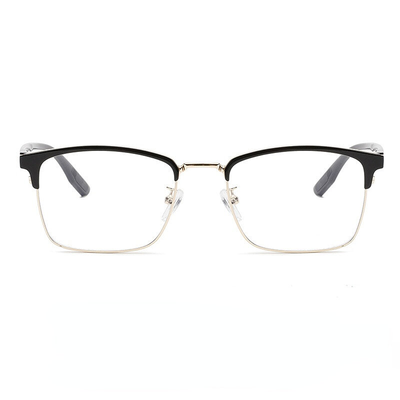 Simple Series Casual Solid Color Patchwork Women's Blue Light Blocking Glasses