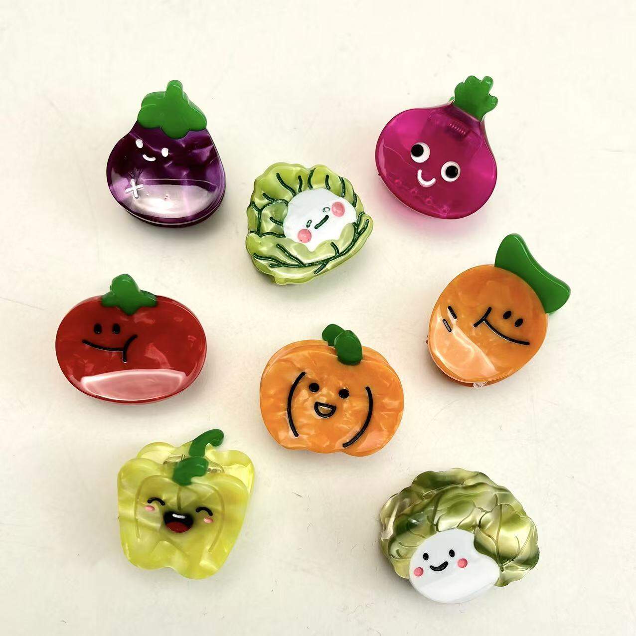 Romantic Series Cute Fruit Plant Acetate Women's Hair Claws Picture2