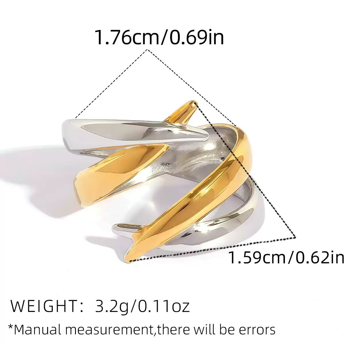 Gold And Silver Color/One Size/A1-1-251009-6 Picture3