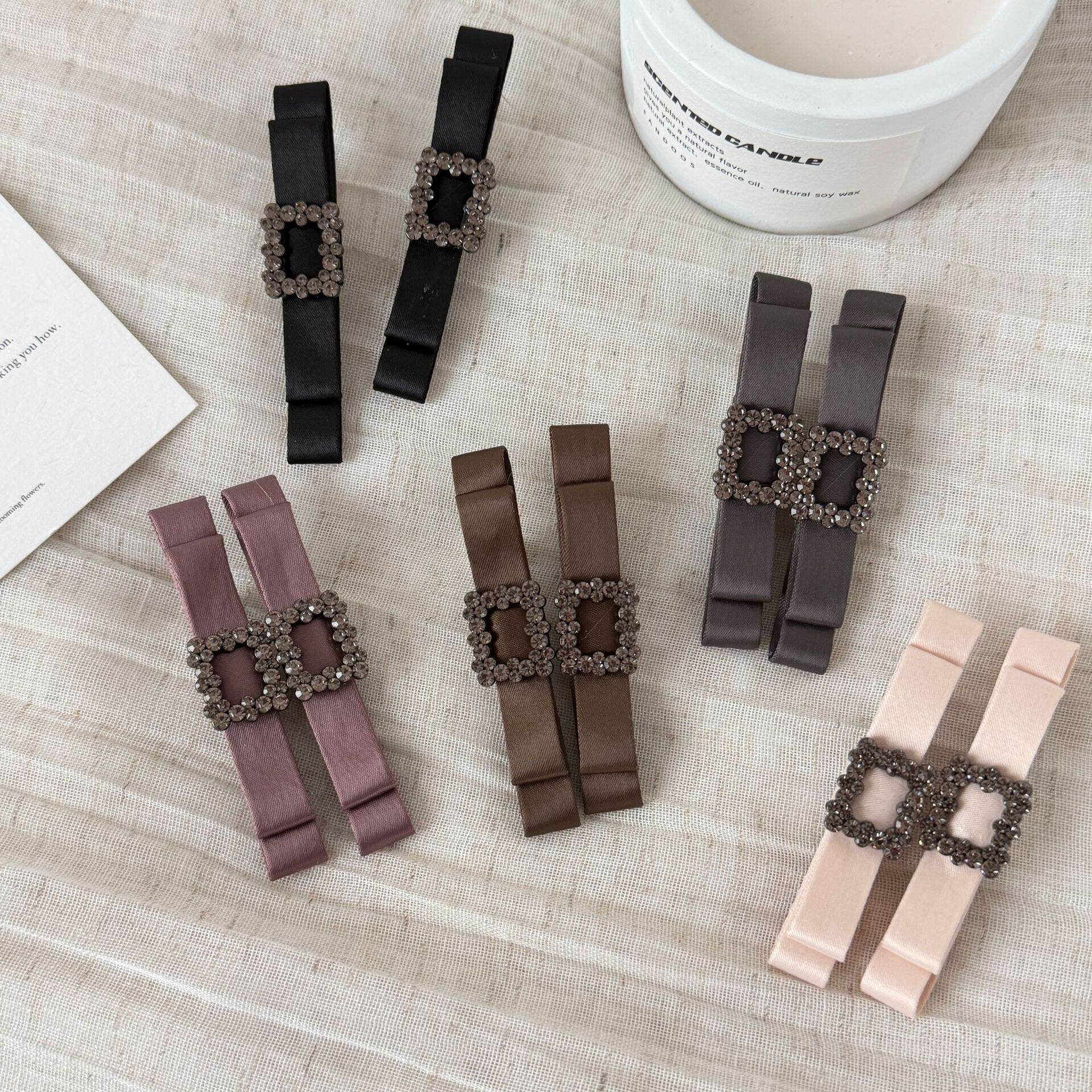 Simple Series Elegant Bow Knot Fabric Women's Hair Clips