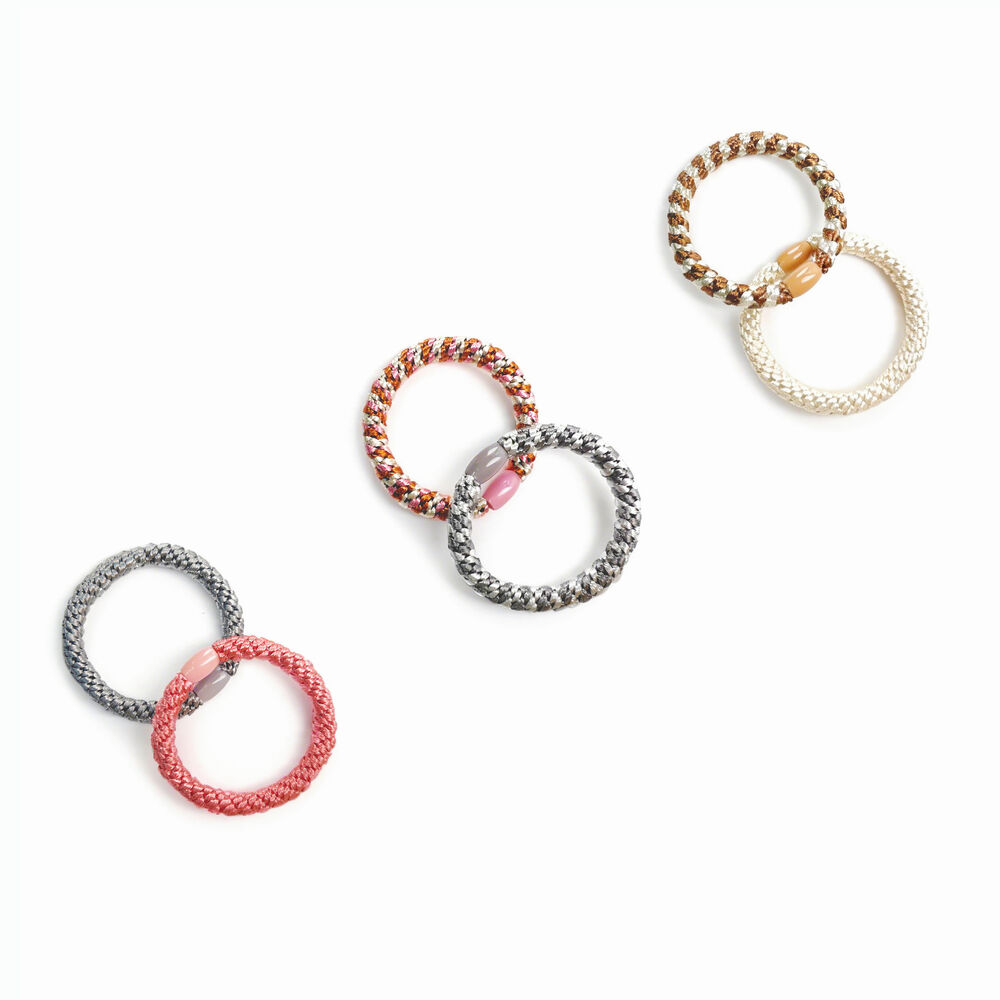 Simple Series Casual Mixed Color Fabric Women's Scrunchies h5Picture4