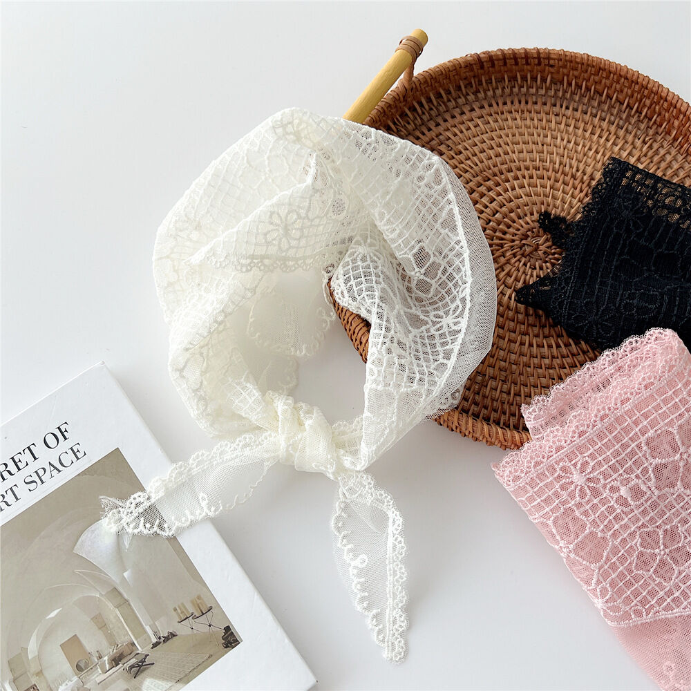 Bandana de verano de encaje romántico para mujer