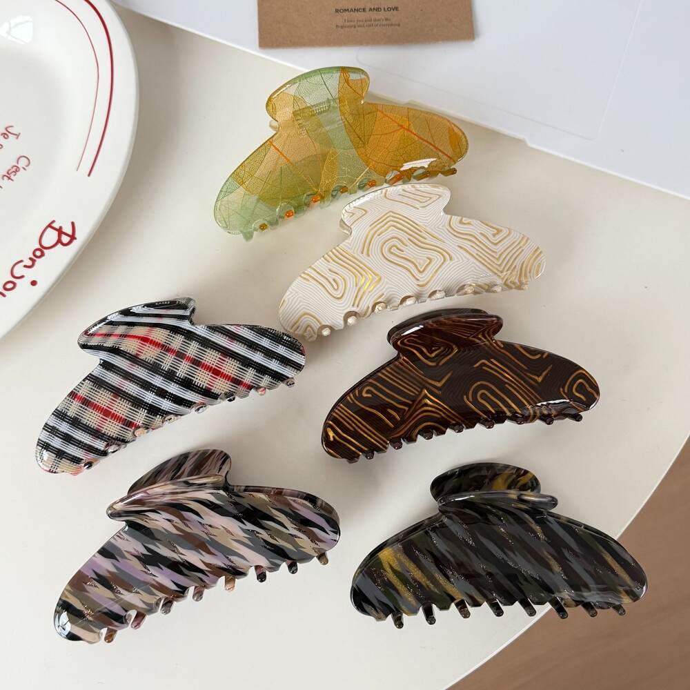 Simple Series Retro Gradient Color Acetate Women's Hair Claws h5Picture2