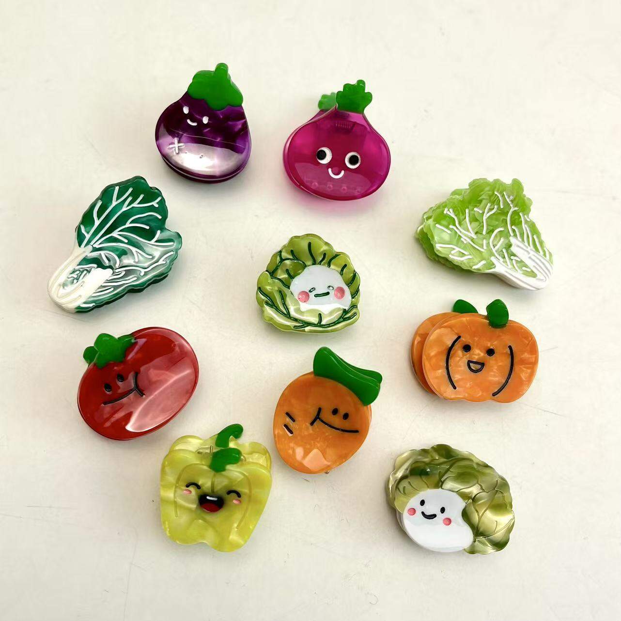 Romantic Series Cute Fruit Plant Acetate Women's Hair Claws h5 Picture3