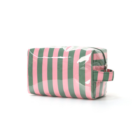 Dots Pattern Mixed Color Pvc Women's Makeup Bags