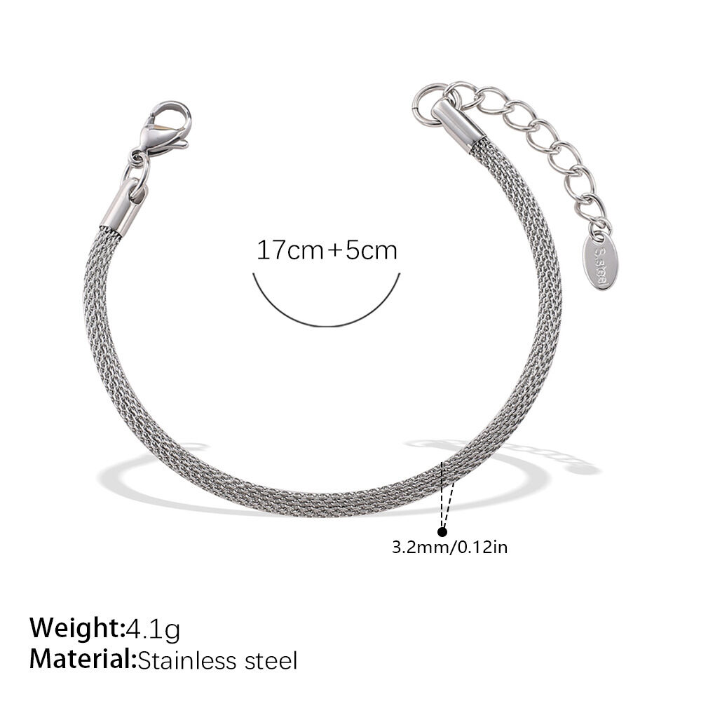 Sl413S Silver Bracelet Picture2