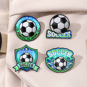 The World Cup Football Alloy Brooches h5 Picture3