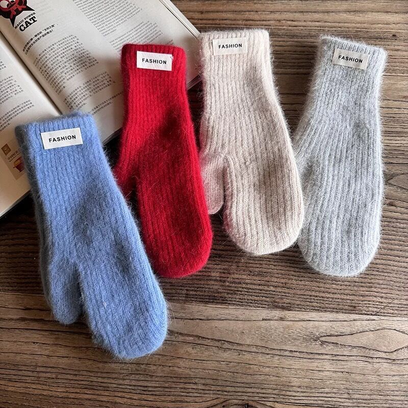 Einfache, einfarbige Baumwollhandschuhe für Damen – ideal für den Alltag h5Bild2