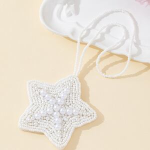 Luxurious Series Vacation Beads Starfish Artificial Pearls Women's Bag Charms h5 Picture3