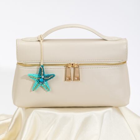 Luxurious Series Vacation Oceanic Style Beads Starfish Plastic Women's Bag Charms 2