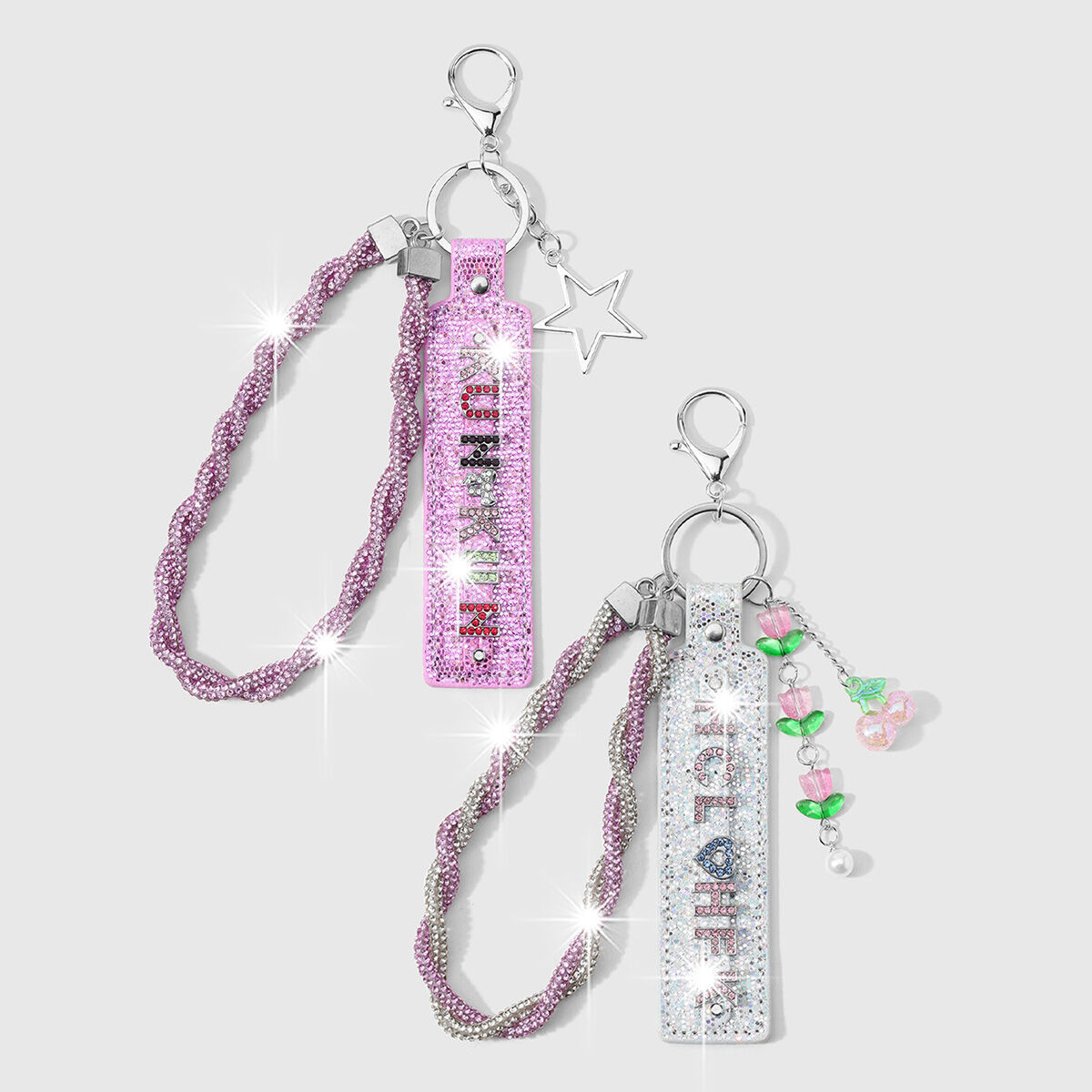 Simple Series Sweet Letter Mixed Color Alloy Women's Bag Charms