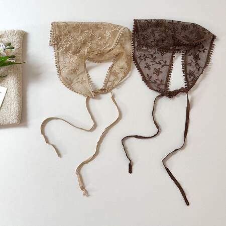 Romantic Series Sweet Flower Lace Women's Summer Scarves