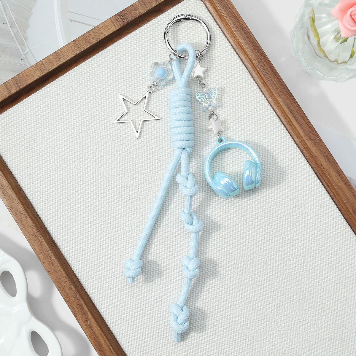 Simple Series Daily Solid Color Twist Star Cloth Women's Bag Charms h5 Picture7