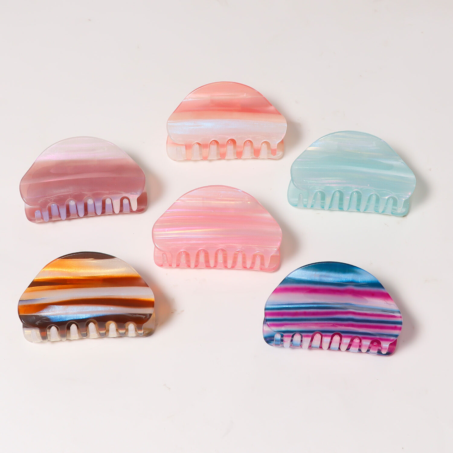 Simple Series Daily Gradient Color Acetate Hair Claws h5 Picture2