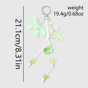 Simple Series Daily Bow Knot Solid Color Alloy Damen-Taschenanhänger h5 Bild2
