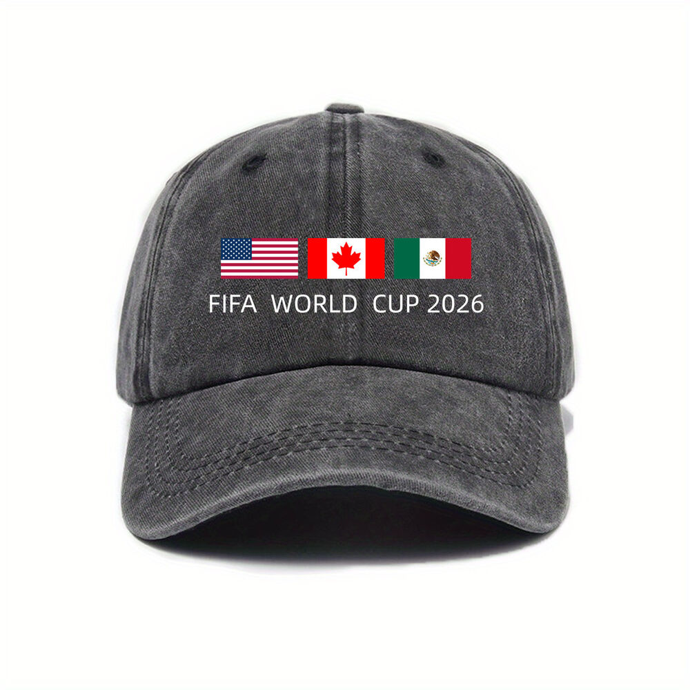 World Cup Outdoor Fashion Sports Cartoon Pattern Casual Cartoon Baseball Cap