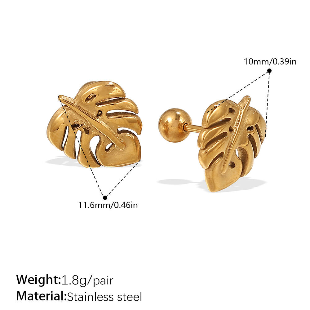 EH1381G Delikli Küpe Resim7
