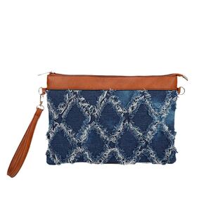 Casual Style Quilted Stitching Patchwork Tassel Tassel Mixed Color Geometric Shape Women's Square Bag h5 Picture2