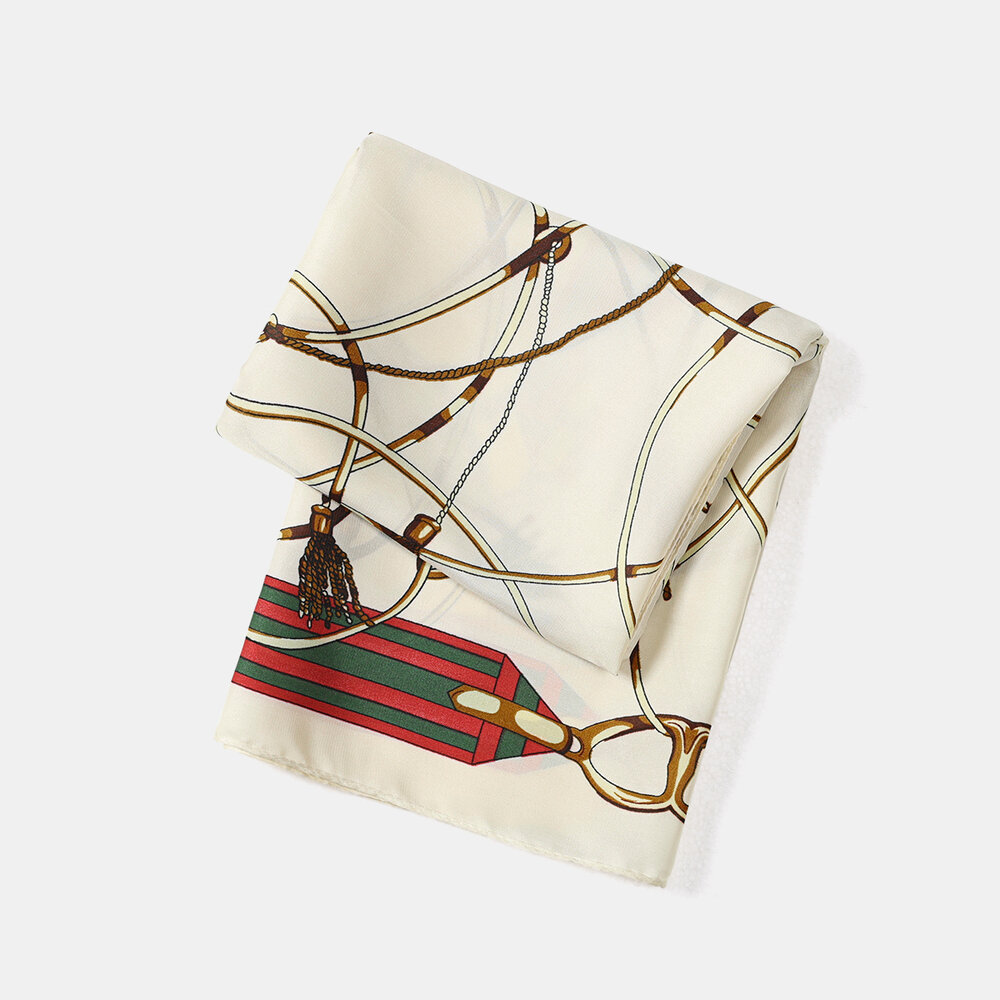 Simple Series Classic Irregular Shape Tassel Mixed Color Circle Women's Summer Scarves h5Picture4