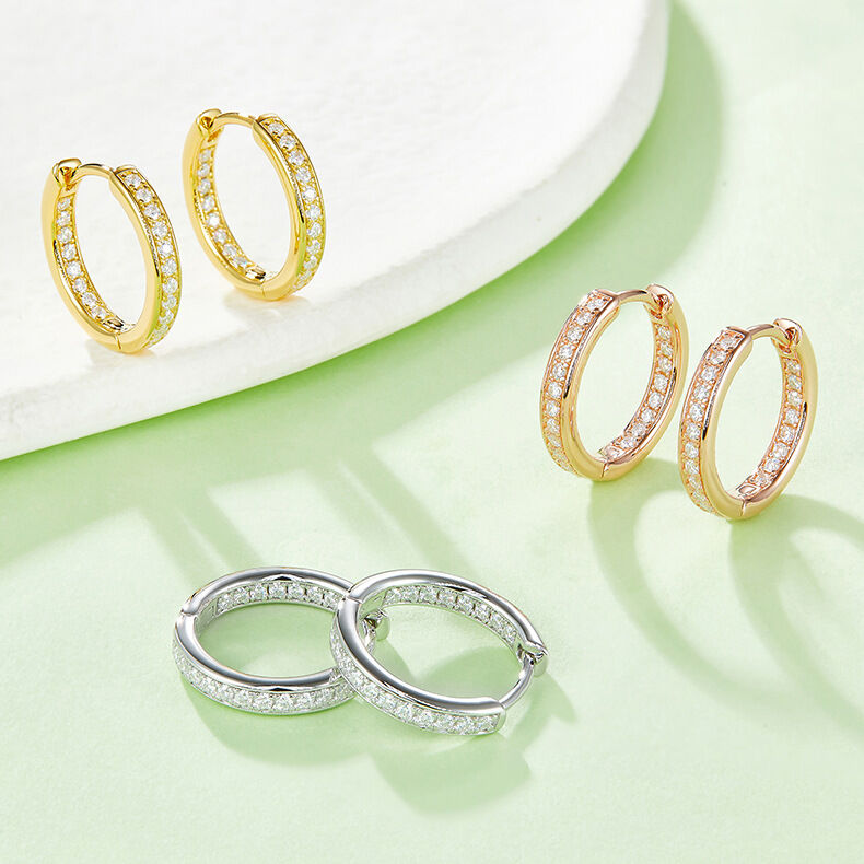 White Gold/Moissanite 