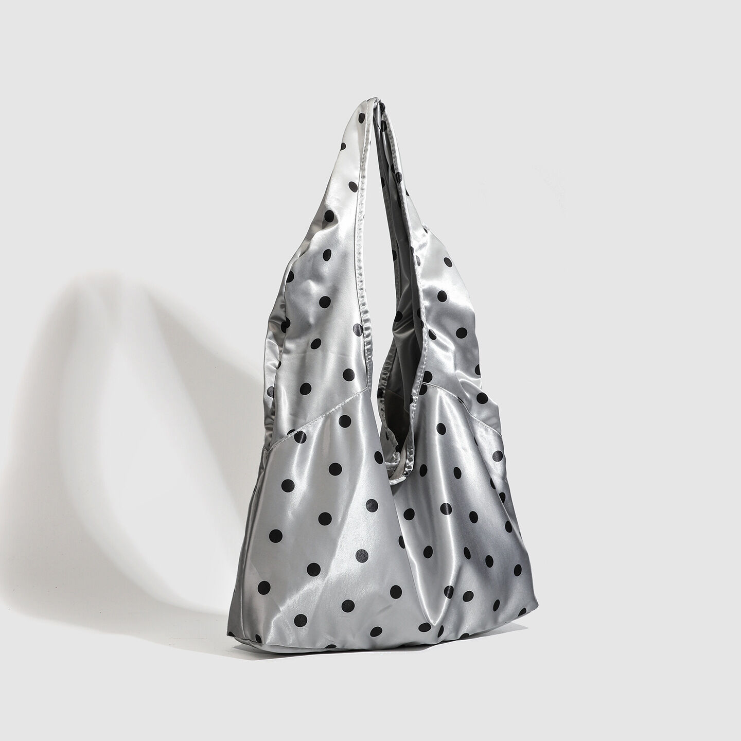 Parisian Chic Style Shirred Polka Dots  Women's Tote Bag h5 Picture2