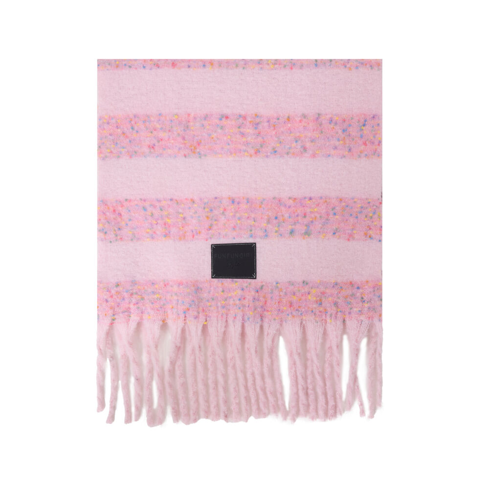 Simple Series Daily Tassel Mixed Color Gradient Color Women's Summer Scarves