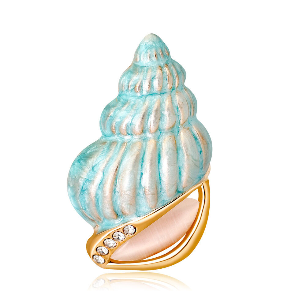 Serie Romantica, Semplice Stile Oceanico, Spille in Lega con Filo e Strass 2
