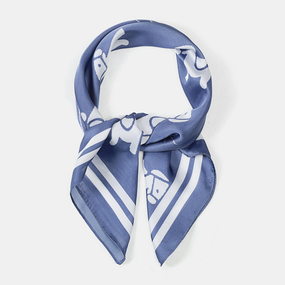 Simple Series Daily Animal Cartoon Women's Summer Scarves h5Picture3