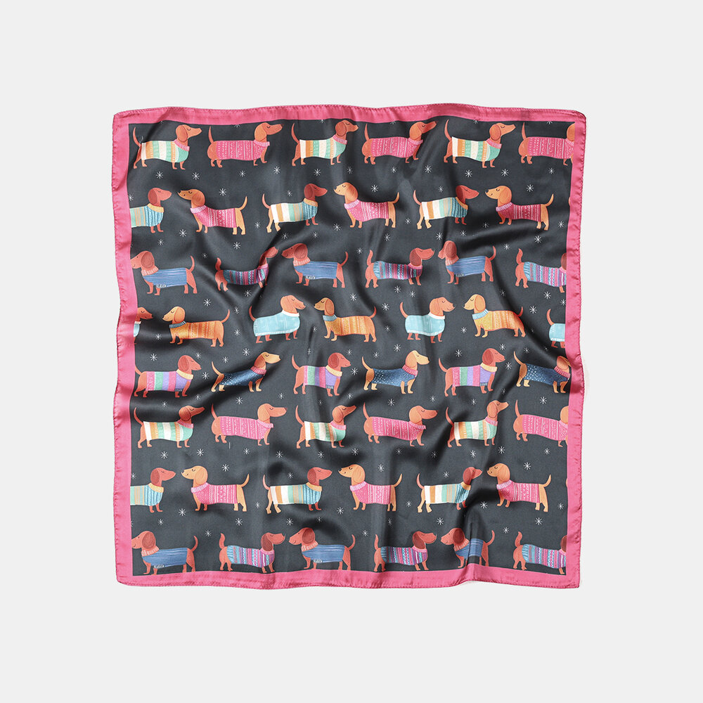 Simple Series Cute Animal Cartoon Women's Summer Scarves h5Picture4