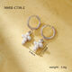 NMSE-C738-2 Pearl Earrings in Steel Picture9