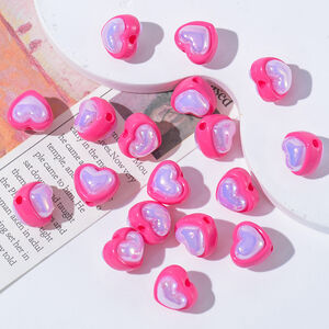 1 Piece Sweet Heart Acrylic Jewelry Beads h5