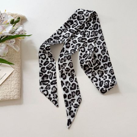 Retro-Sommerschals mit Leopardenmuster für Damen