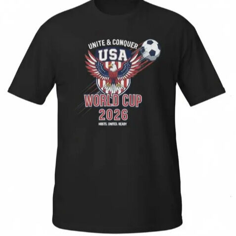 World Cup 2026 FIFA WC2026 Tshirt USA Patriot Soccer T-shirt Picture2