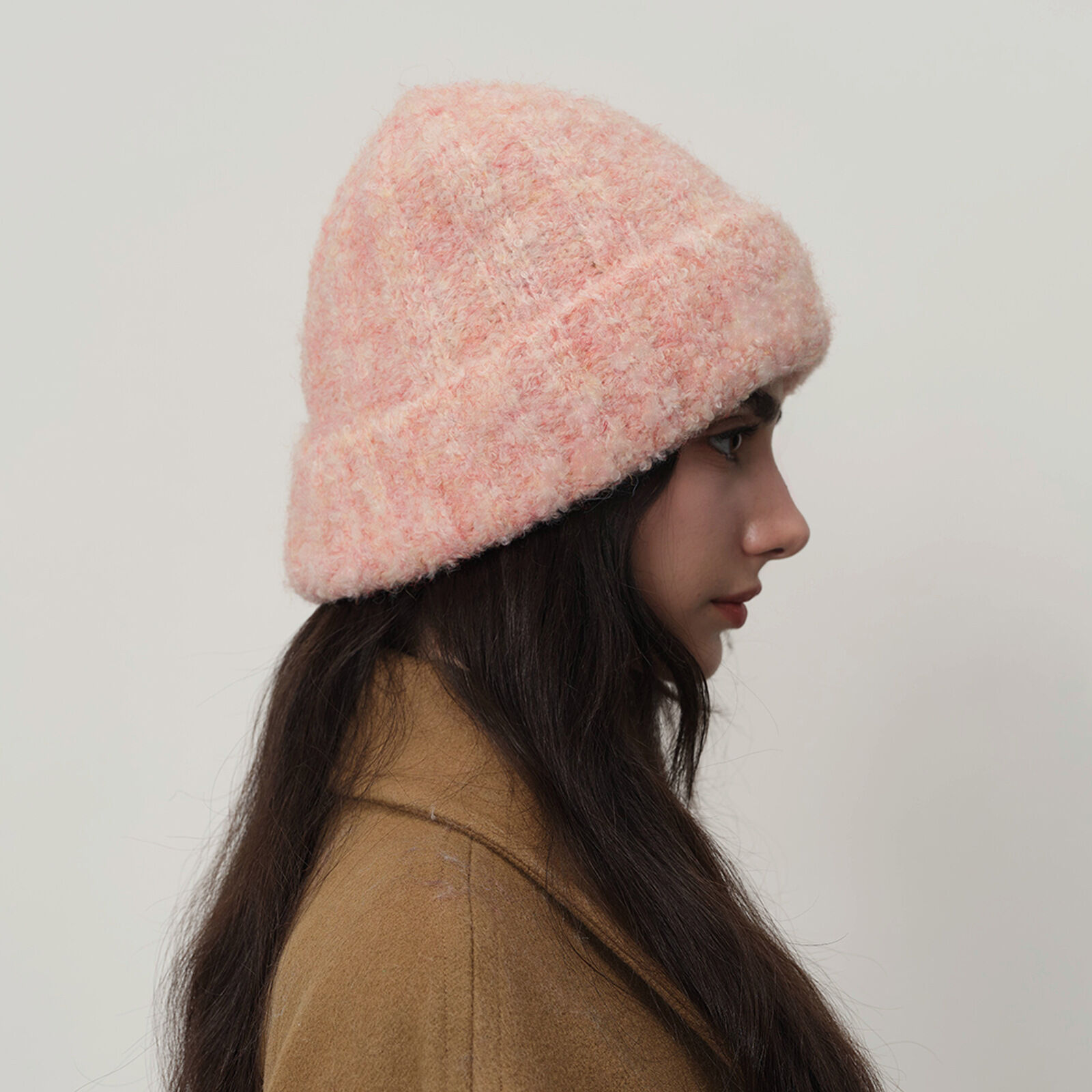 Simple Series Daily Solid Color Polka Dots Wool Women's Hats 