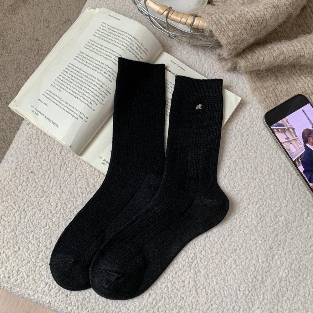 Leicht federnde Basic Animal Mid-Calf Socken