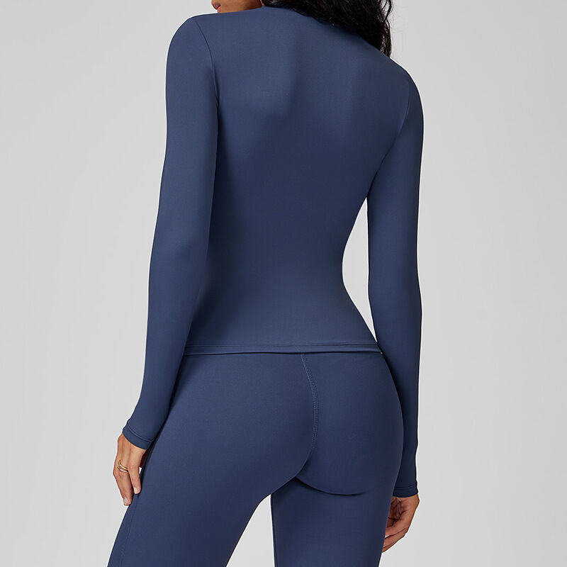 Haut de yoga sportif pour femme, couleur unie, à rebond élevé h5Image2