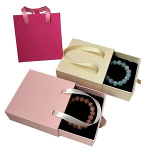 Simple Series Daily Letter Solid Color Paper Jewelry Boxes h5 Picture2