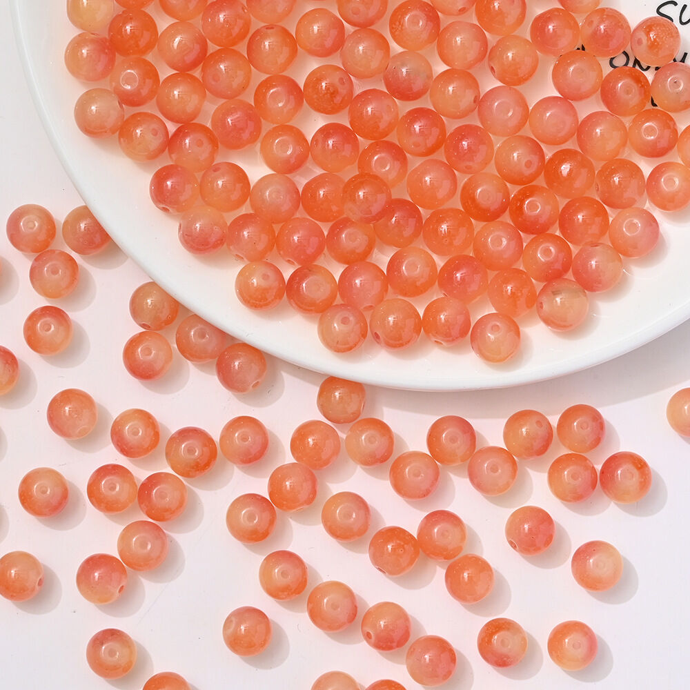 1 Bag Gradient Color Glass Jewelry Beads(50 beads a bag) Picture3